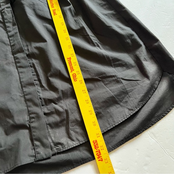 Zara Sleeveless Black Shirt Dress Button Down Size Small NWT - Picture 13 of 16